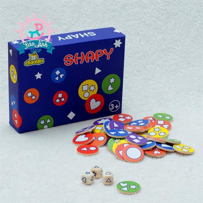Nhặt hình khối Shapy Duoqu - Món đồ chơi giáo dục sớm cho bé 2 tuổi